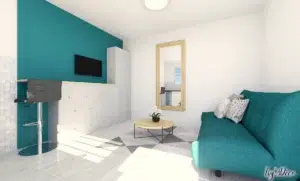 Un studio destiné à la location